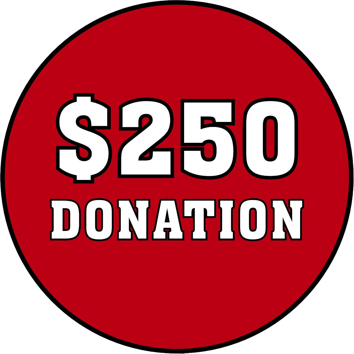 $250 Donation