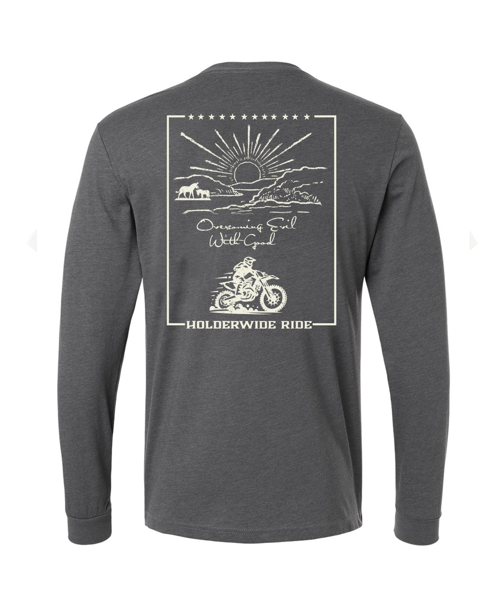Long Sleeve Tri Blend Jersey T-Shirt "Heavy Metal"
