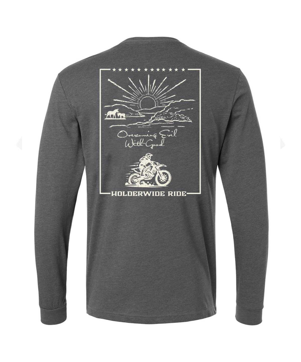 Long Sleeve Tri Blend Jersey T-Shirt "Heavy Metal"