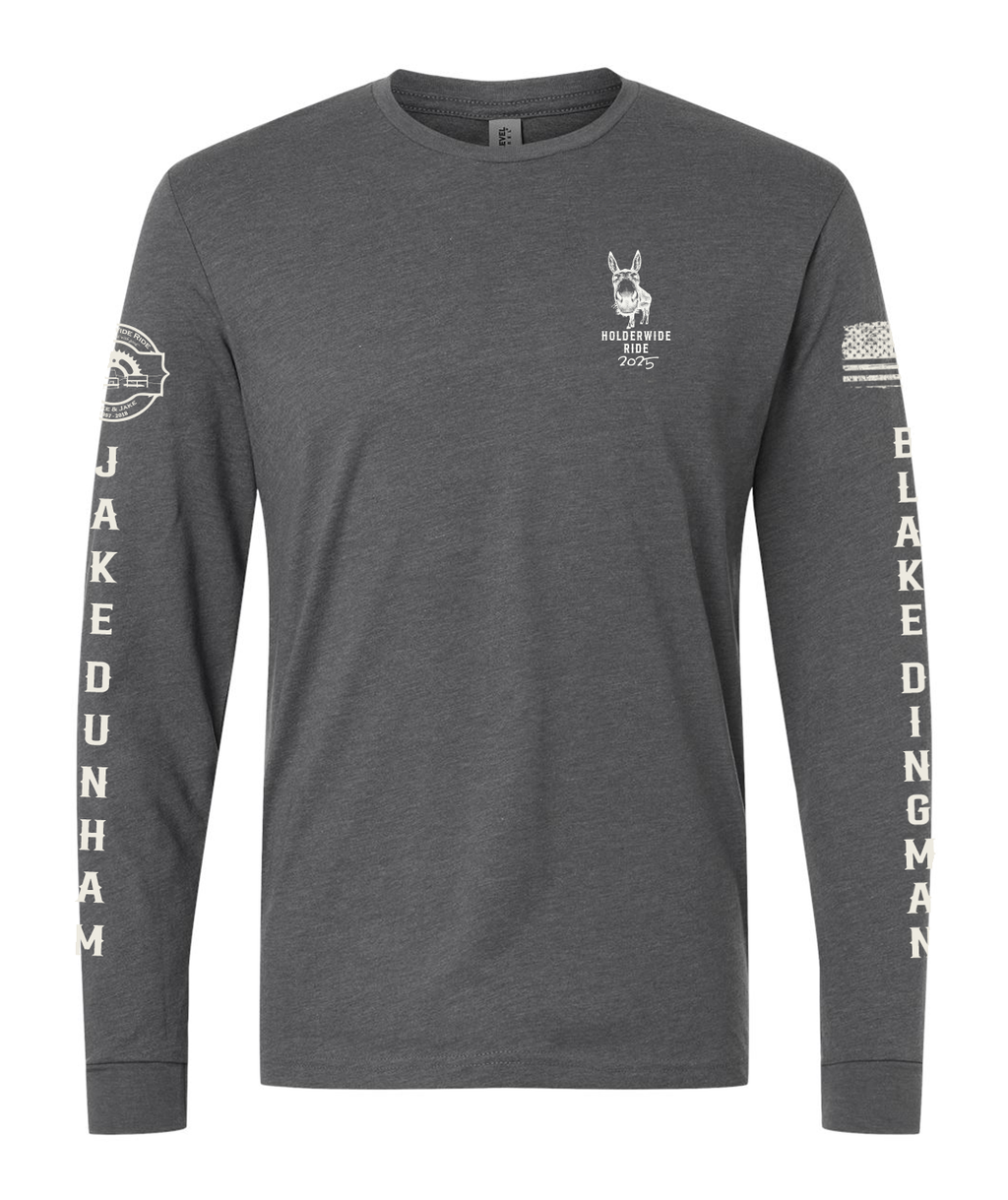 Long Sleeve Tri Blend Jersey T-Shirt "Heavy Metal"