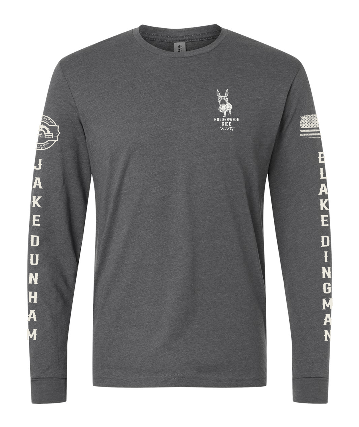 Long Sleeve Tri Blend Jersey T-Shirt "Heavy Metal"