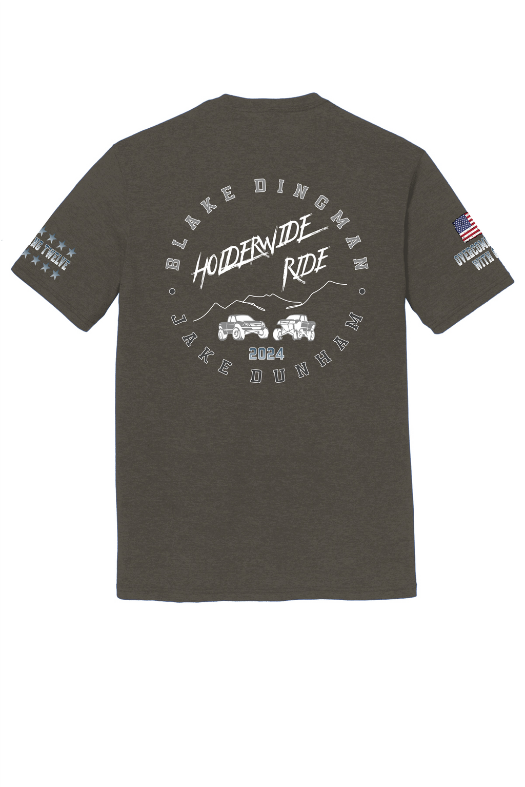 2024 Short Sleeve Tri-Blend T-Shirt - "Deepest Grey"