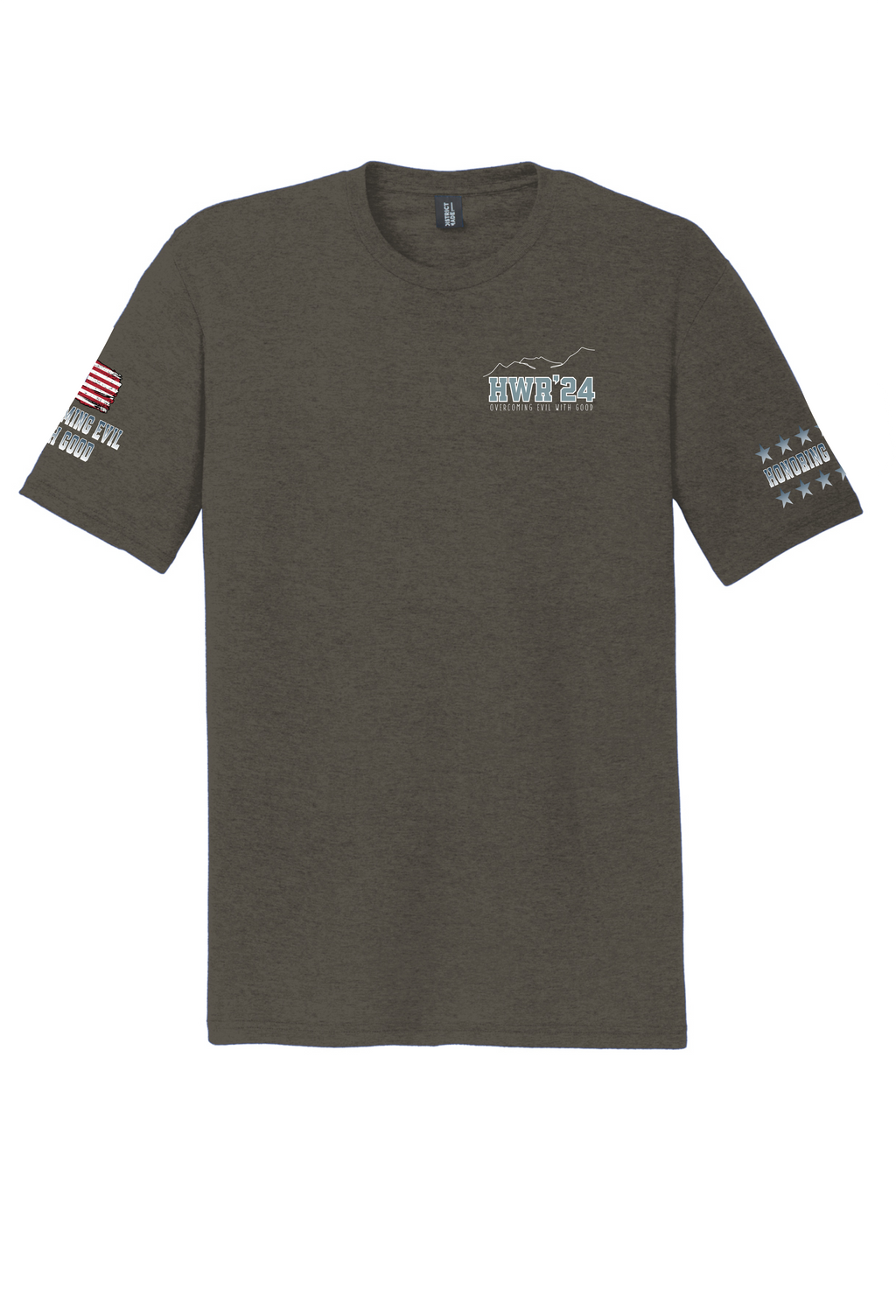 2024 Short Sleeve Tri-Blend T-Shirt - "Deepest Grey"