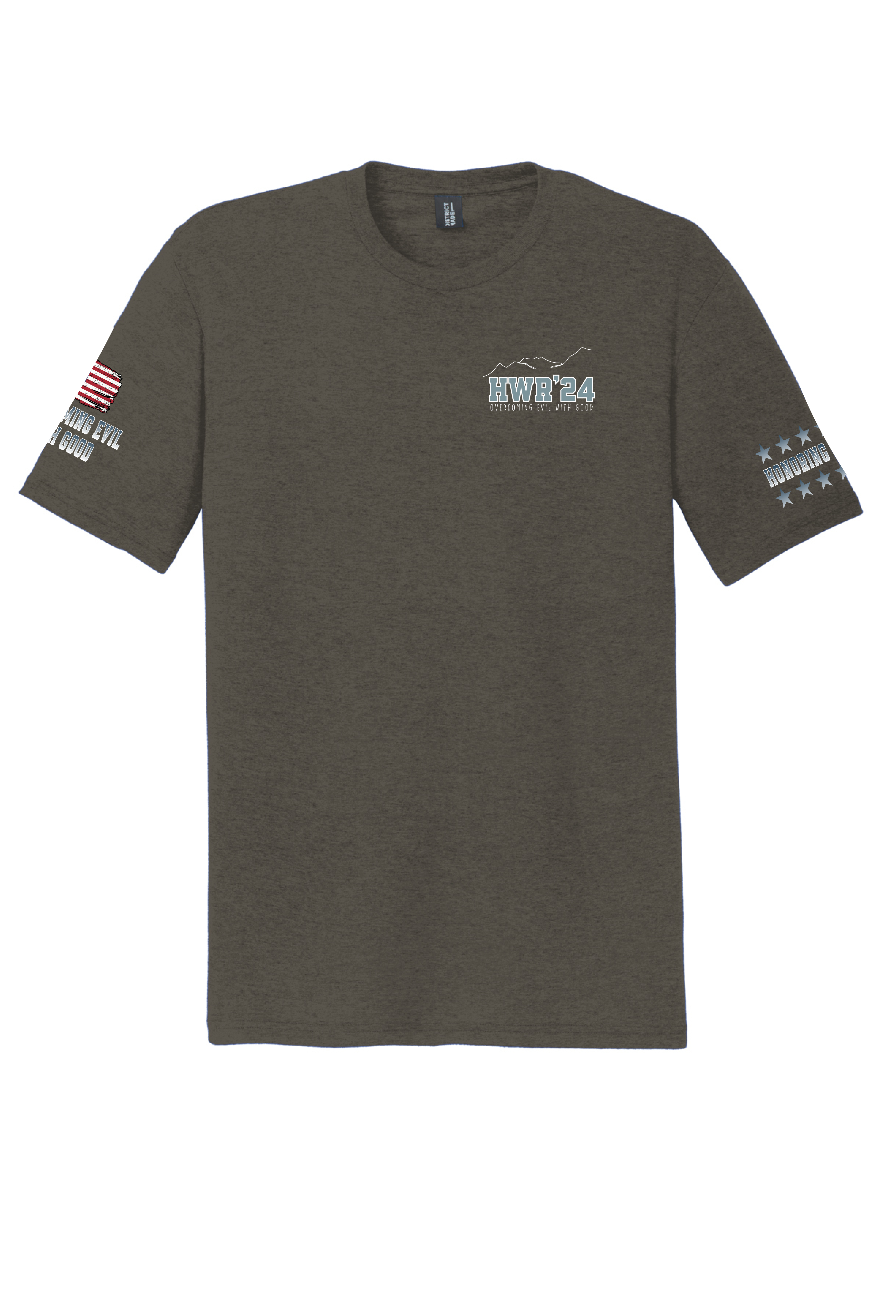 2024 Short Sleeve Tri-Blend T-Shirt - "Deepest Grey"