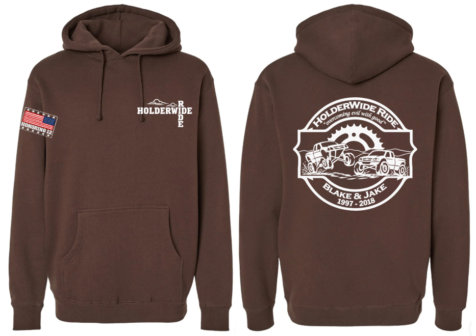 Heavyweight Hooded Sweatshirt "Brown"
