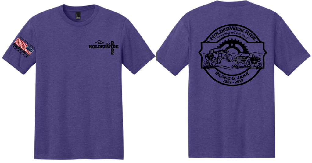 Unisex Tri-Blend T-Shirt "Purple Heather"
