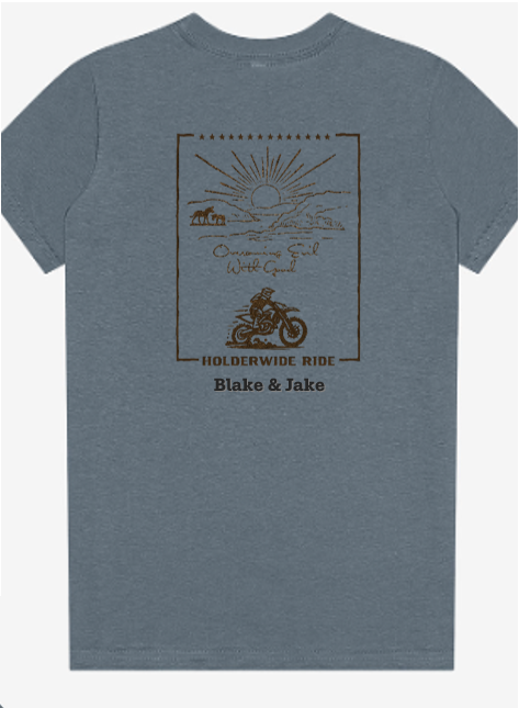 Youth 2025 Holderwide Tee - Steel Blue